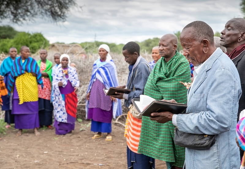 Community with bible medium